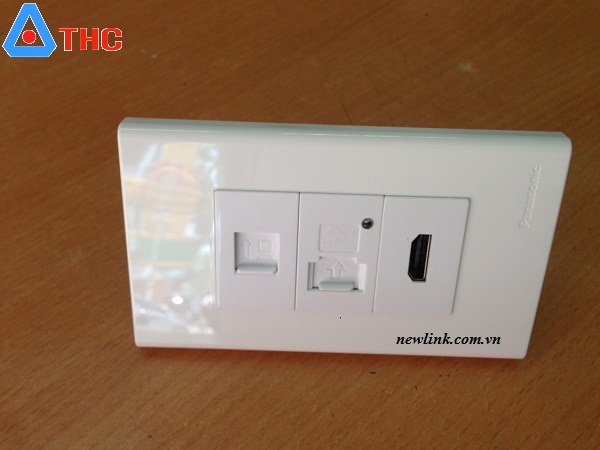 Wallplate Mạng+USB+ HDMI 